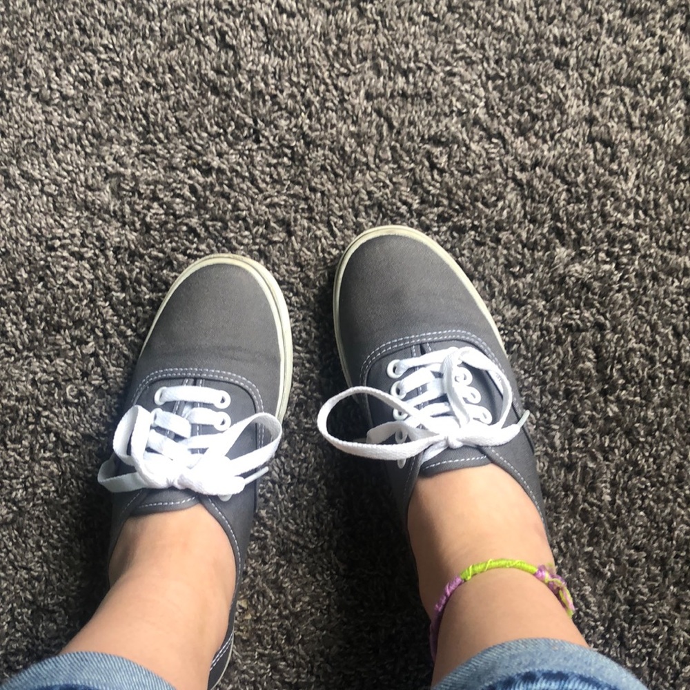 Dark Grey Authentic Vans